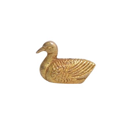 Golden Brass Duck Agarbatti Holder Stand
